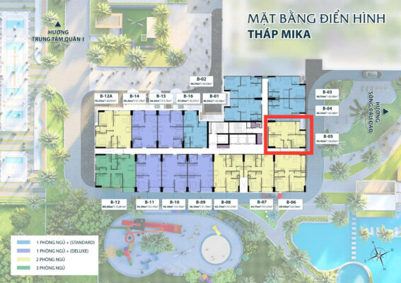 vi tri 2pn 55m2 tai block mika khai hoan prime