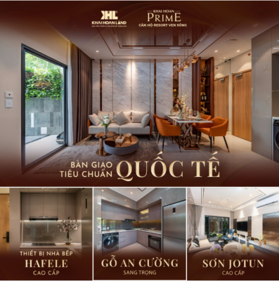 Căn hộ resort ven sông Khải Hoàn Prime Lê Văn Lương nhà Bè